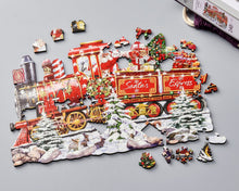 Load image into Gallery viewer, Saint Nicholas Express- 240 Piece Wooden Wentworth Puzzle