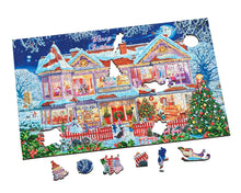 Load image into Gallery viewer, Merry Christmas House-  250 Piece Wooden Wentworth Puzzle