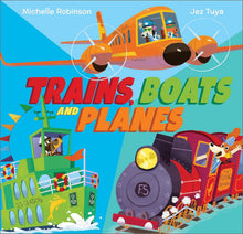 Load image into Gallery viewer, Trains, Boats and Planes