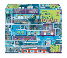 Load image into Gallery viewer, Usborne Book and Jigsaw Spy Maze