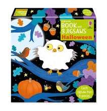 Load image into Gallery viewer, Halloween Book and 3 Jigsaws