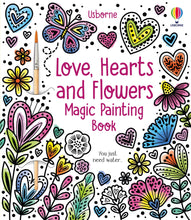 Load image into Gallery viewer, Love, Hearts and Flowers Magic Painting Book