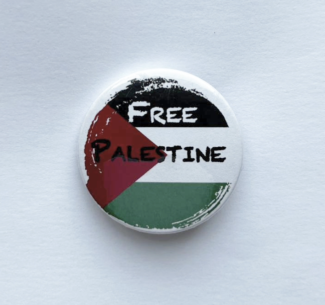 Free Palestine Badge - Flag