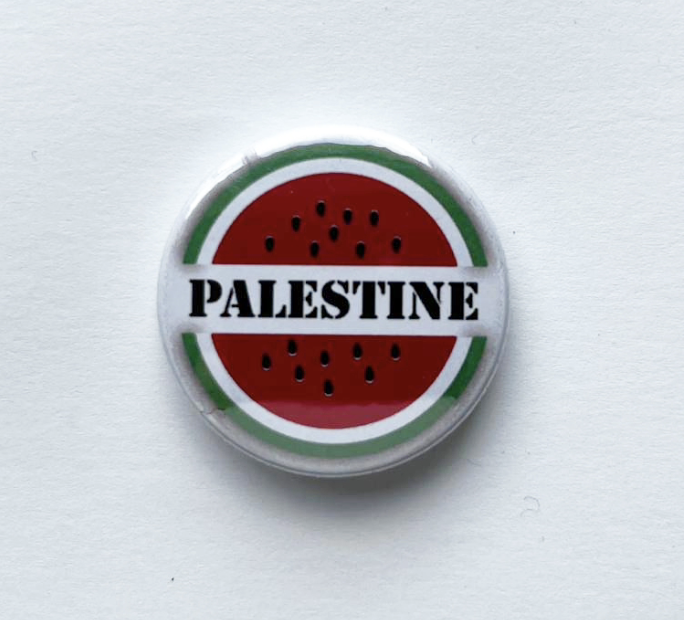 Free Palestine Badge - Palestine Full Watermelon
