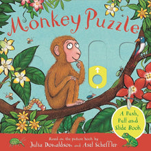 Load image into Gallery viewer, Monkey Puzzle: A Push, Pull and Slide Book