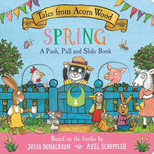 Load image into Gallery viewer, Tales from Acorn Wood: Spring: A Push, Pull and Slide Book