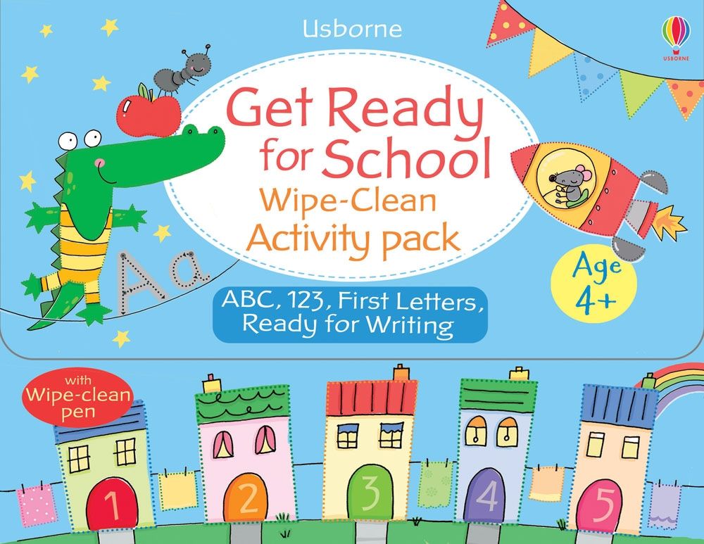 Get Ready For School Wipe-Clean Activity Pack