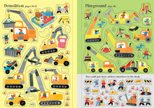 Load image into Gallery viewer, Little First Stickers Diggers and Cranes