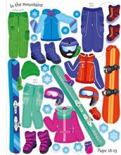 Load image into Gallery viewer, Sticker Dolly Dressing Winter Wonderland