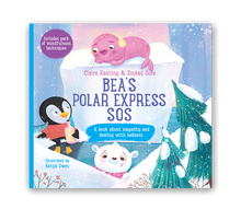 Load image into Gallery viewer, Bea's Polar Express Softback Book & 'Mindful Me with Bea' Card Pack (Book 3)