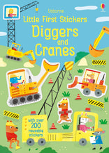 Load image into Gallery viewer, Little First Stickers Diggers and Cranes