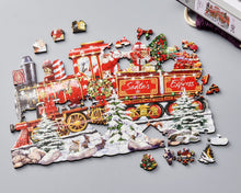 Load image into Gallery viewer, Saint Nicholas Express- 240 Piece Wooden Wentworth Puzzle
