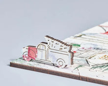 Load image into Gallery viewer, Christmas Truck- Wooden Wentworth Puzzle
