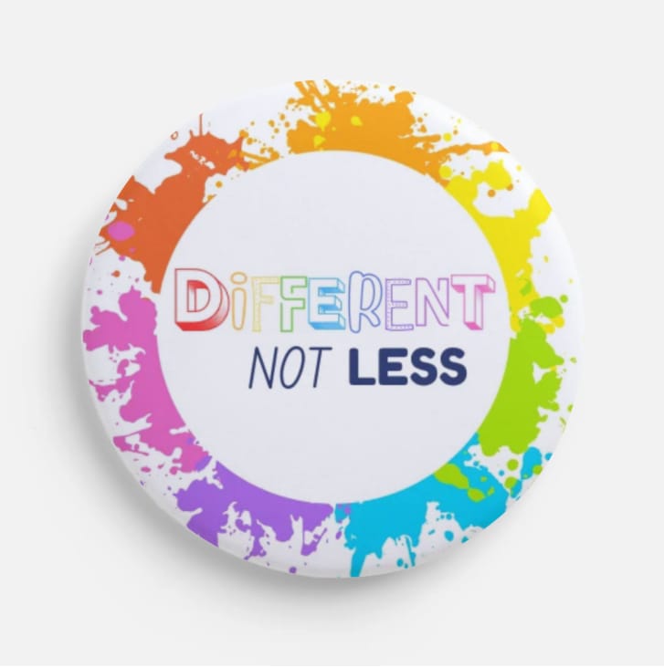 Different Not Less - Diversity Badge
