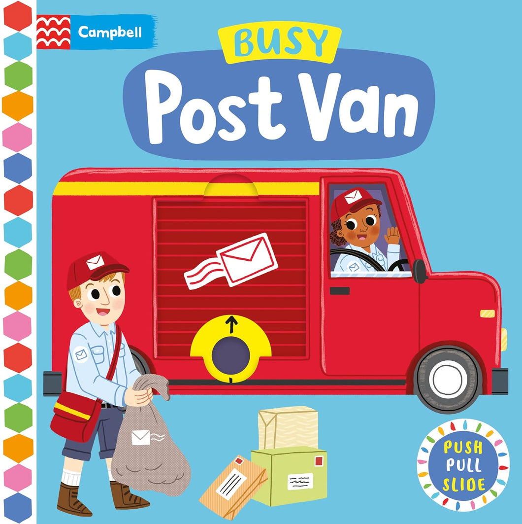 Busy Post Van: A Push, Pull, Slide Book