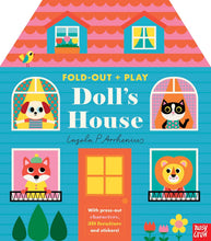 Load image into Gallery viewer, Fold-Out + Play Doll's House
