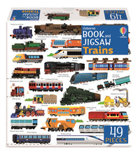 Load image into Gallery viewer, Trains - Book and Jigsaw
