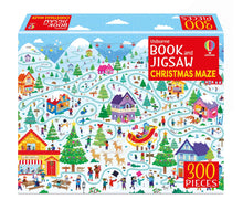 Load image into Gallery viewer, Usborne Book and Jigsaw Christmas Maze
