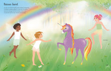 Load image into Gallery viewer, Sticker Dolly Dressing Rainbow Unicorns
