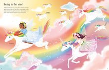 Load image into Gallery viewer, Sticker Dolly Dressing Rainbow Unicorns
