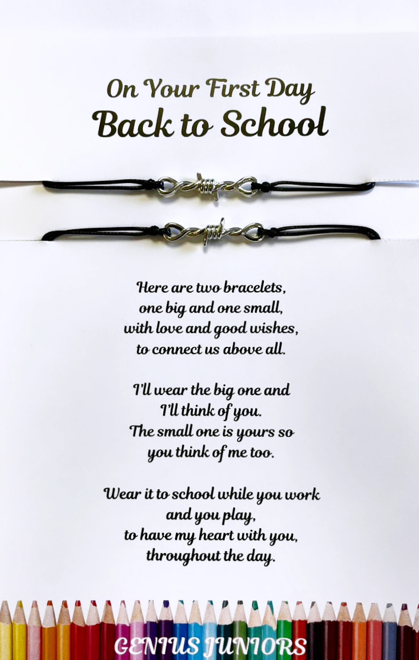 On Your First Day Back to School - Knot Bracelets