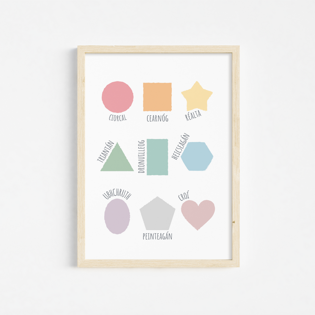 Irish Shapes Print- Cruthanna