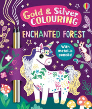 Load image into Gallery viewer, Welcome To The Enchanted Forest! - Gold + Silver Colouring
