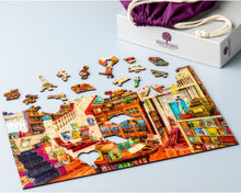 Load image into Gallery viewer, Wish Upon a Bookshop- 140 piece Wooden Wentworth Puzzle
