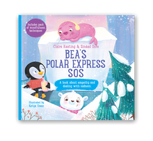 Load image into Gallery viewer, Bea&#39;s Polar Express Softback Book &amp; &#39;Mindful Me with Bea&#39; Card Pack (Book 3)
