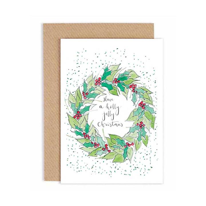 Christmas Card - Have a holly jolly Christmas